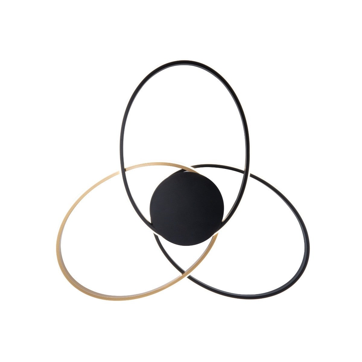 Lampa sufitowa ledowa czarno-złota BOLD LED 60W Zuma Line 20169-GD