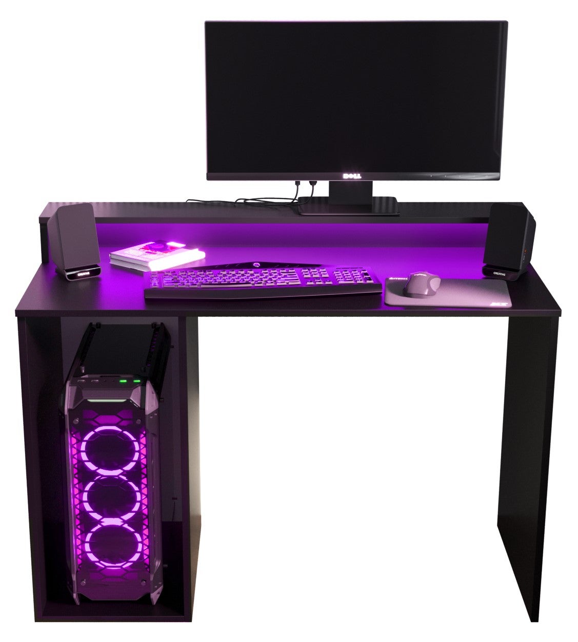 Biurko gamingowe Abiks GAMER 2 czarny