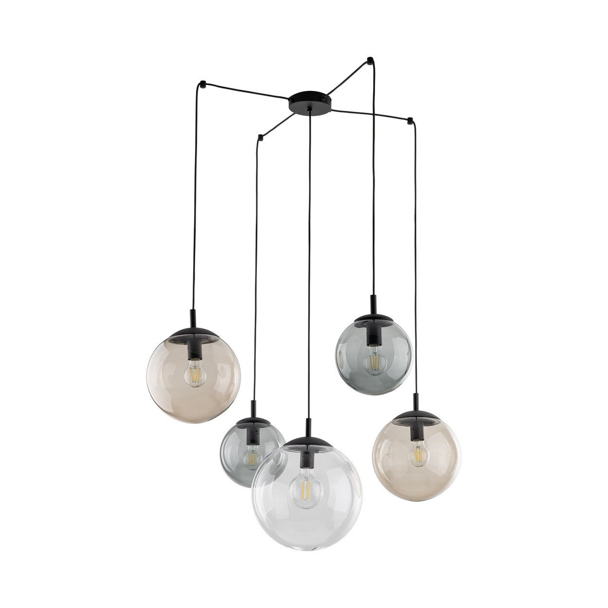 ESME MIX LAMPA WISZĄCA 5 PAJĄK