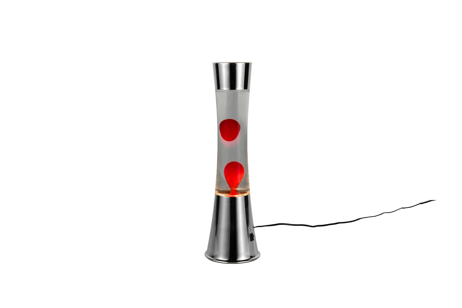 Lampa stołowa LED ETNA srebrno-czerwona 21W ciepła 260lm szkło wym:39,5x11,5x11,5cm IP20 RL