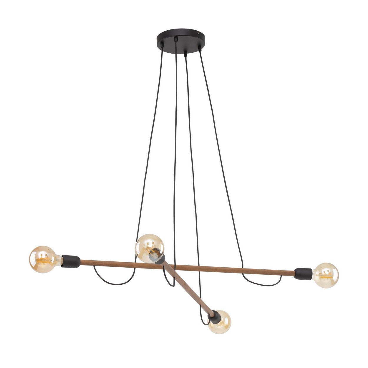 HELIX WOOD ORZECH LAMPA WISZĄCA 4