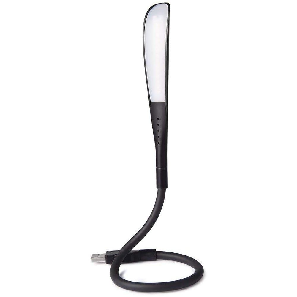 Regulowana lampka do czytania USB z 3 poziomami jasności i przełącznikiem dotykowym do laptopa, komputera stacjonarnego i powerbanku.