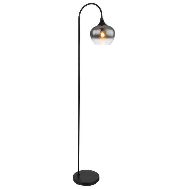 Designerska lampa podłogowa Maxy czarny - 15548S
