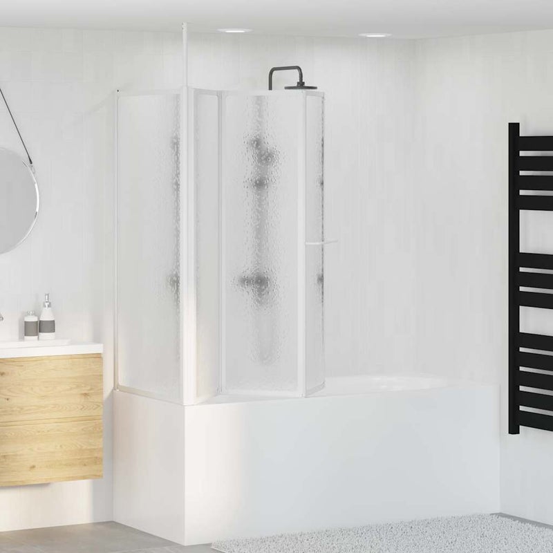 Drzwi prysznicowe, kształt L, 70x120x137 cm, 4 panele, składane vidaXL