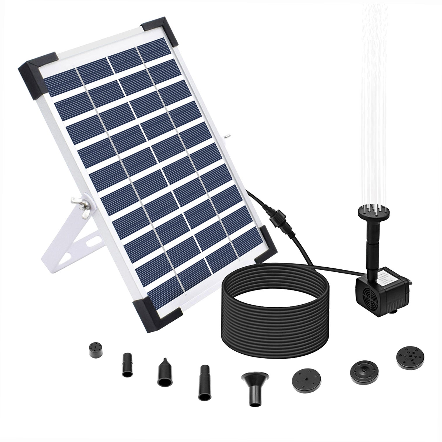10V/5W solarna pompa fontannowa wodna z regulowany solarny Panel DIY poidełko dla ptaków pompa fontannowa woda fontanna Panel zestaw do akwarium mały
