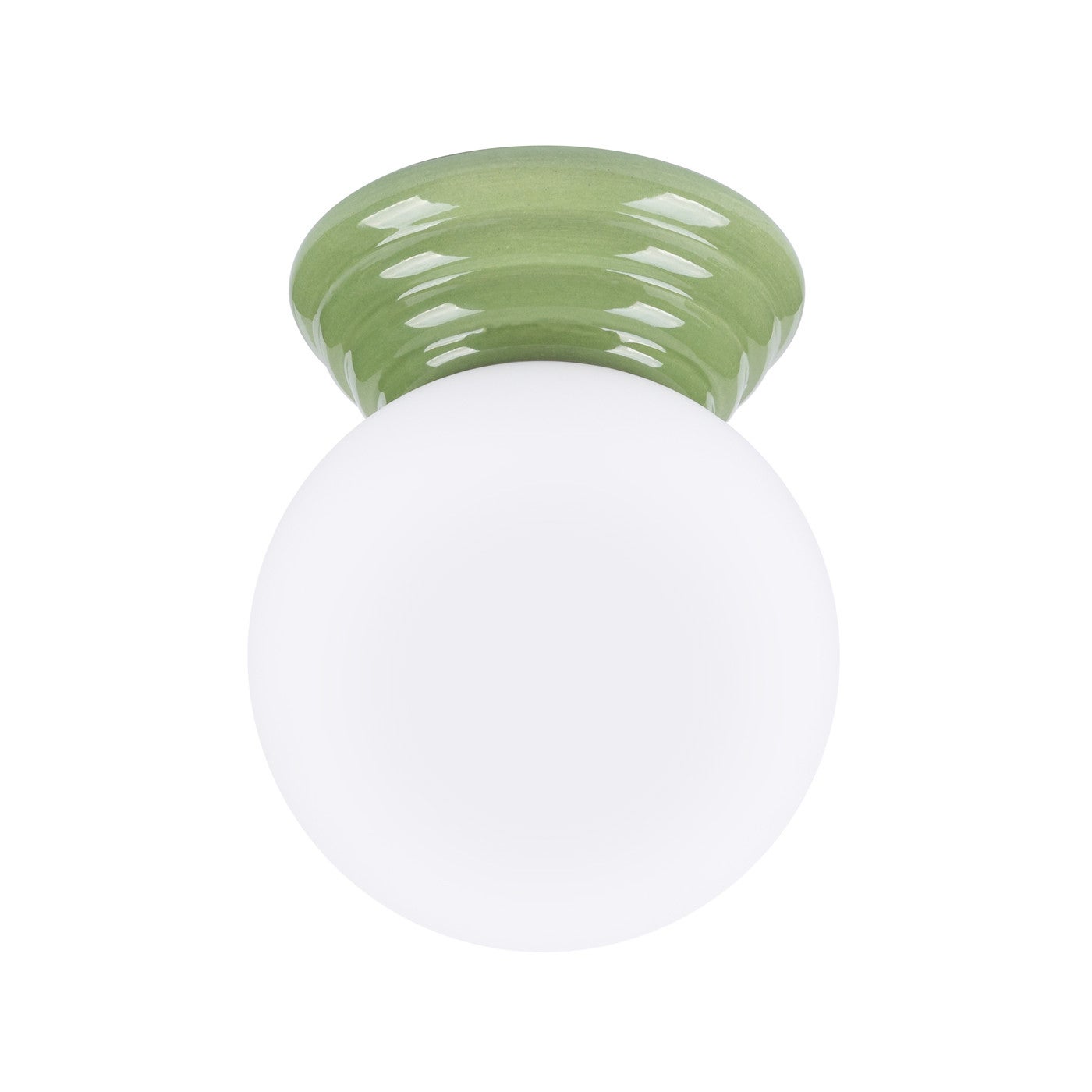 Plafon Sollux Lighting ZORI zielony IP44