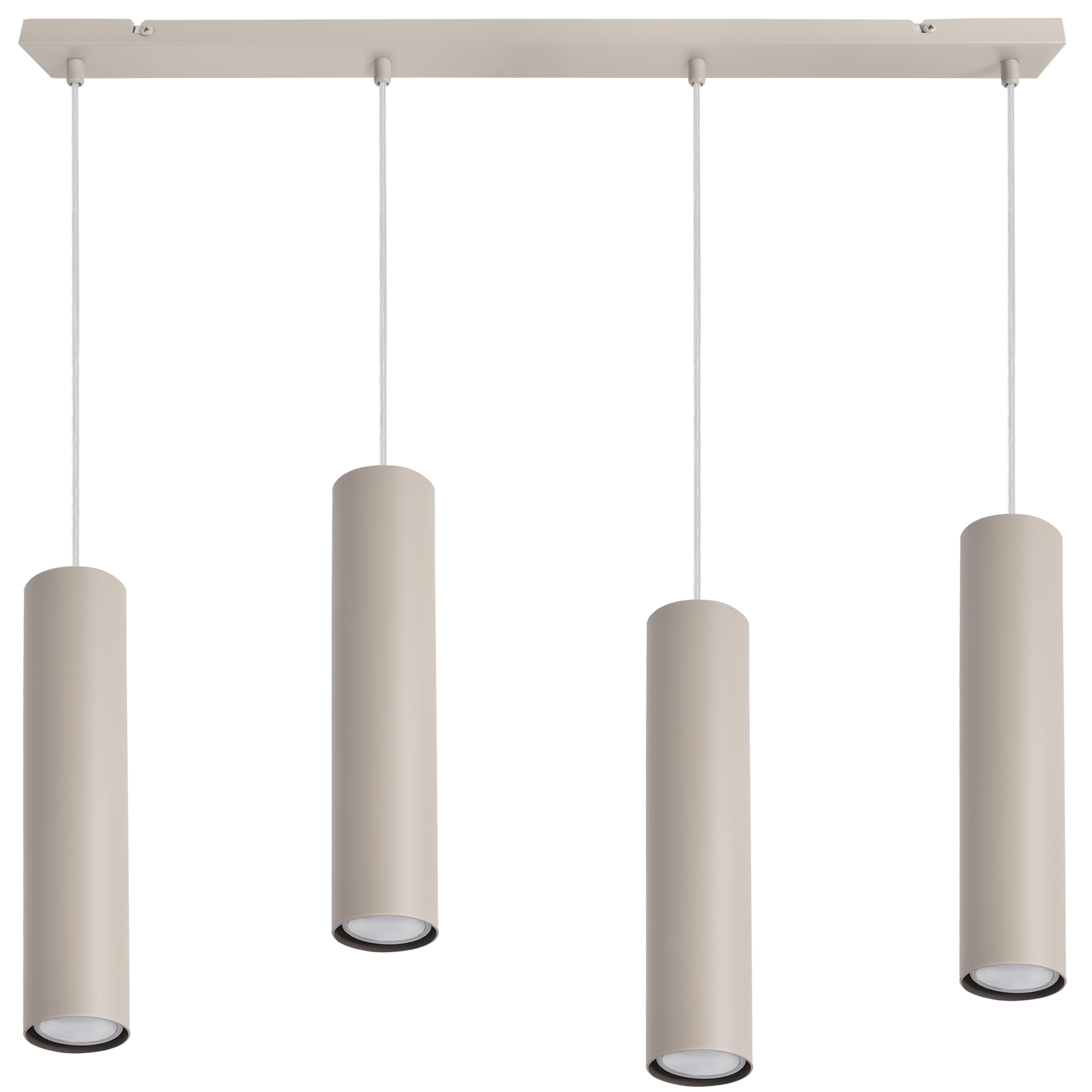 Lampa sufitowa wisząca Light Home LH Tuba 4x GU10 kaszmirowy