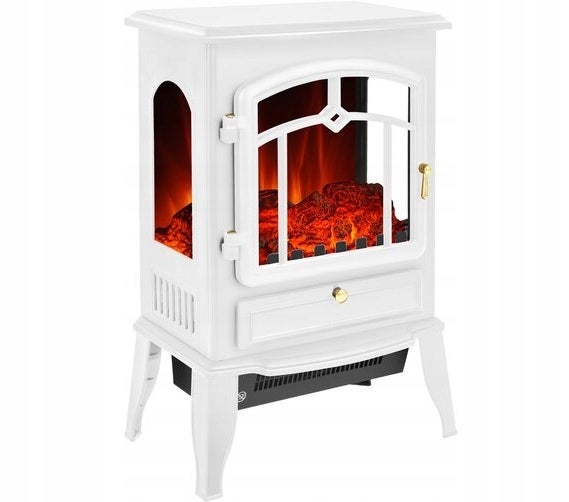 KOMINEK ELEKTRYCZNY OZDOBNY EL FUEGO COMO II 2000W BIAŁY EFEKT 3D NOWY !!