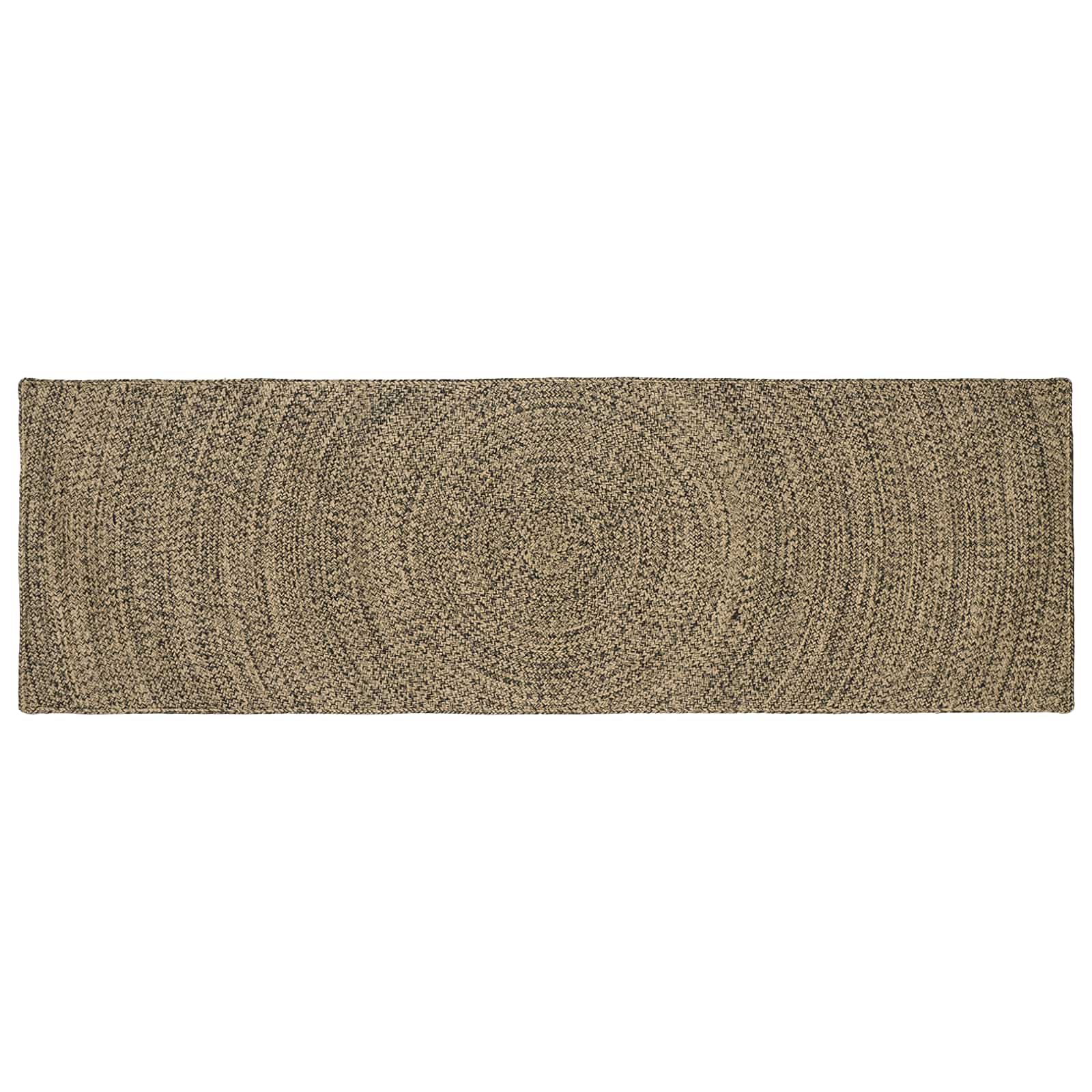 Dywany pokojowe Naturalny i czarny 80 x 250 cm Juta
