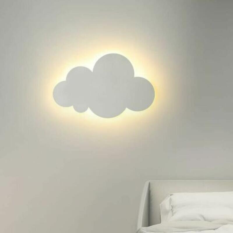 Nowoczesna lampa ścienna do wnętrz, 30*20cm - klosz akrylowy, zintegrowane oświetlenie LED, kolor biały - ściemnialna (trzy kolory)