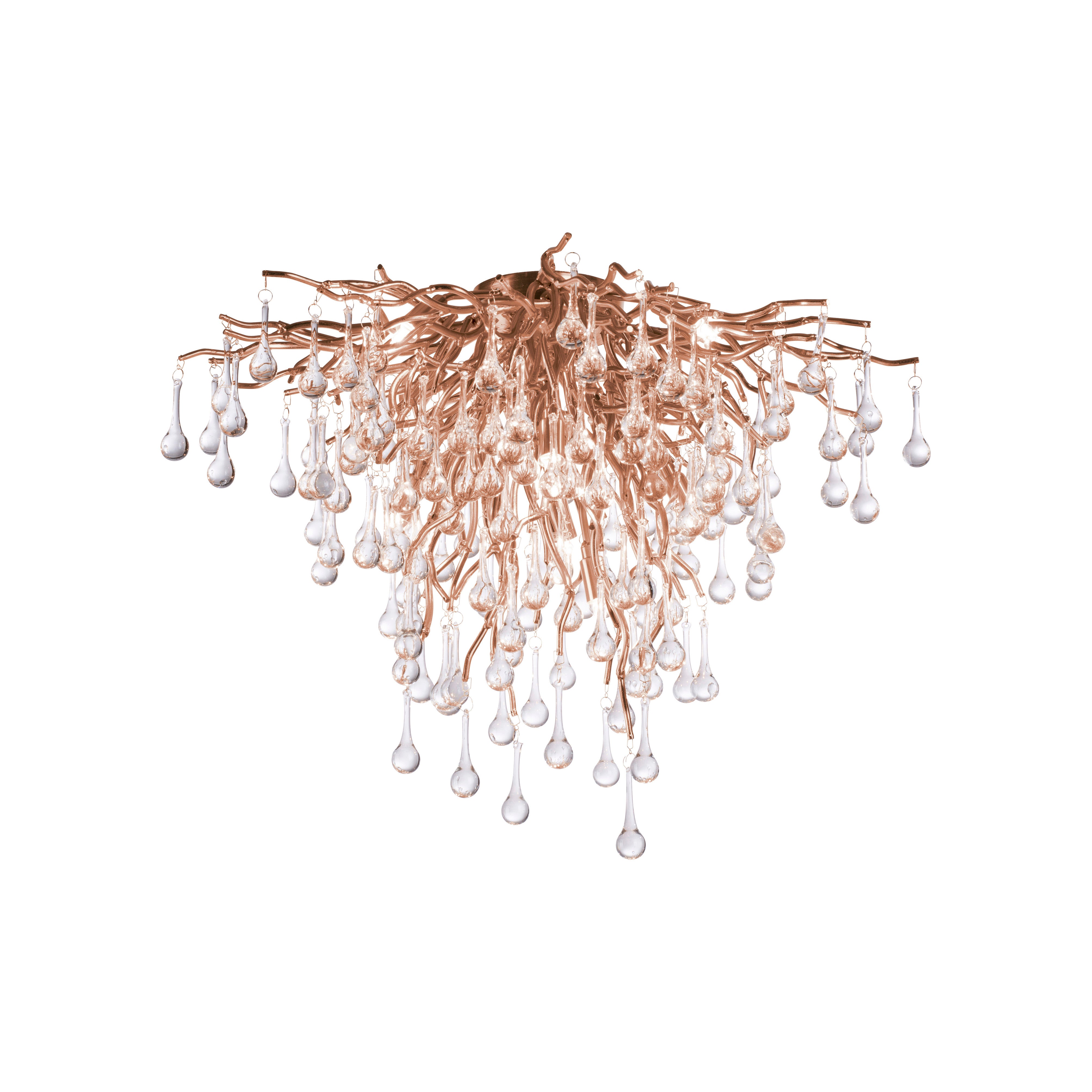 Lampa designerska złota ICICLE 9xG9 Paul Neuhaus 8091-11