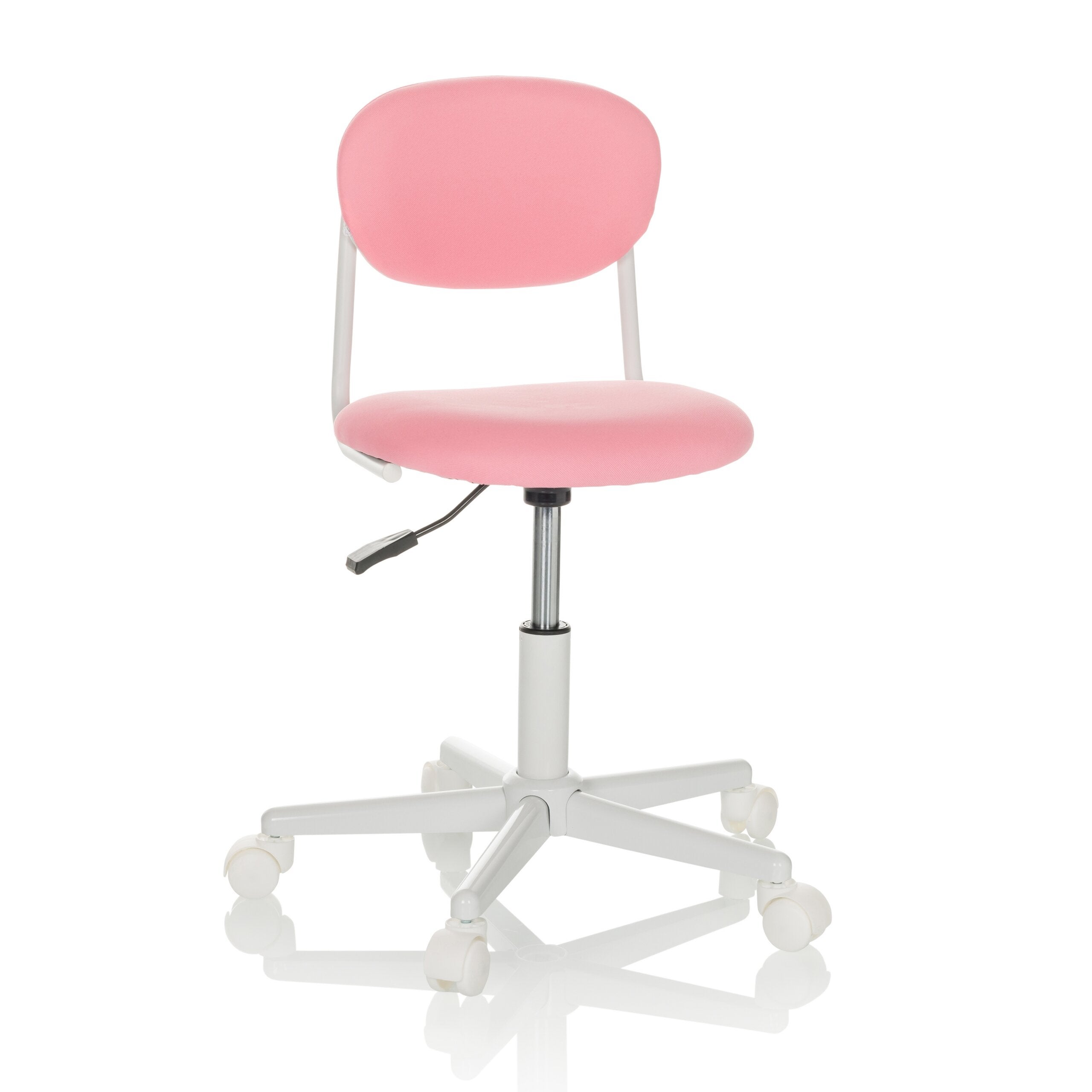 Krzesło obrotowe dla dzieci KIDDY BASE I Pink hjh OFFICE