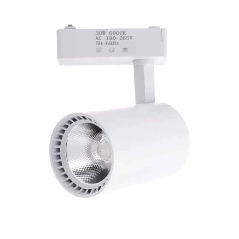 Reflektor sufitowy Led Track Light White 30W, chłodna biel 6000K, 2200 lumenów, 220V 50-60Hz jednofazowy