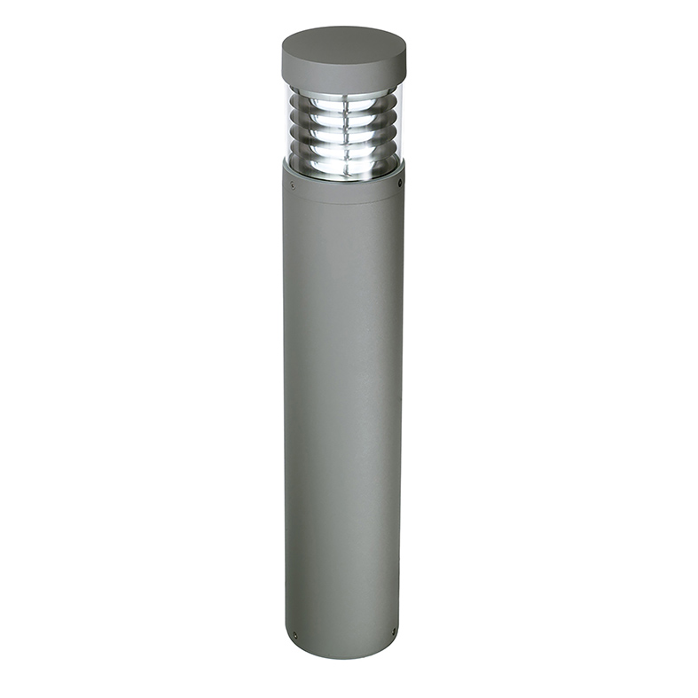 LARS Bollard LED Outdoor Ground Light 15W 82° IP65 4000K Grey 65cm - Rossini Illuminazione