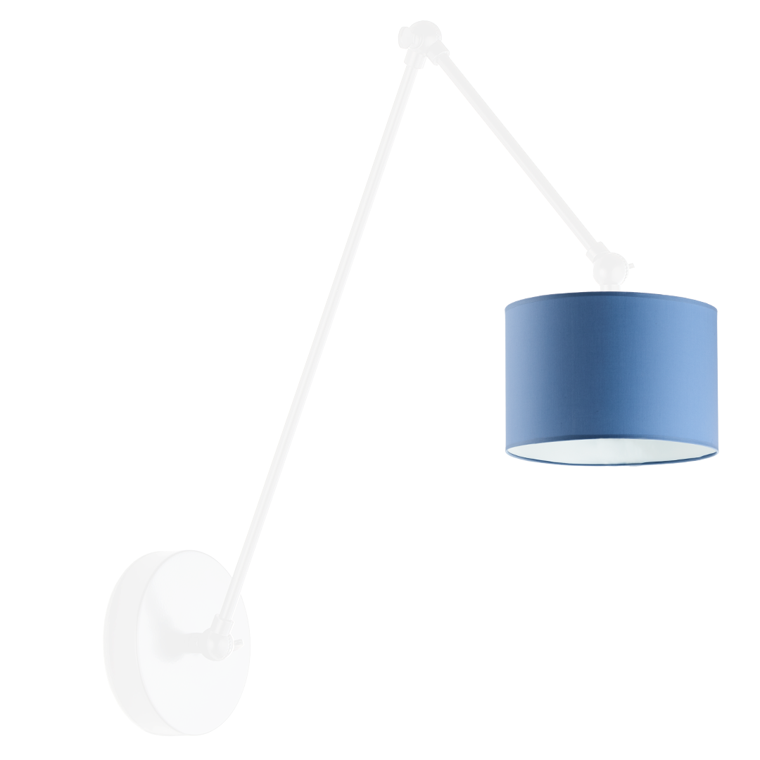 Kinkiet przegubowy lampa ścienna lampa na ścianę regulowany z abażurem walec SOUL II