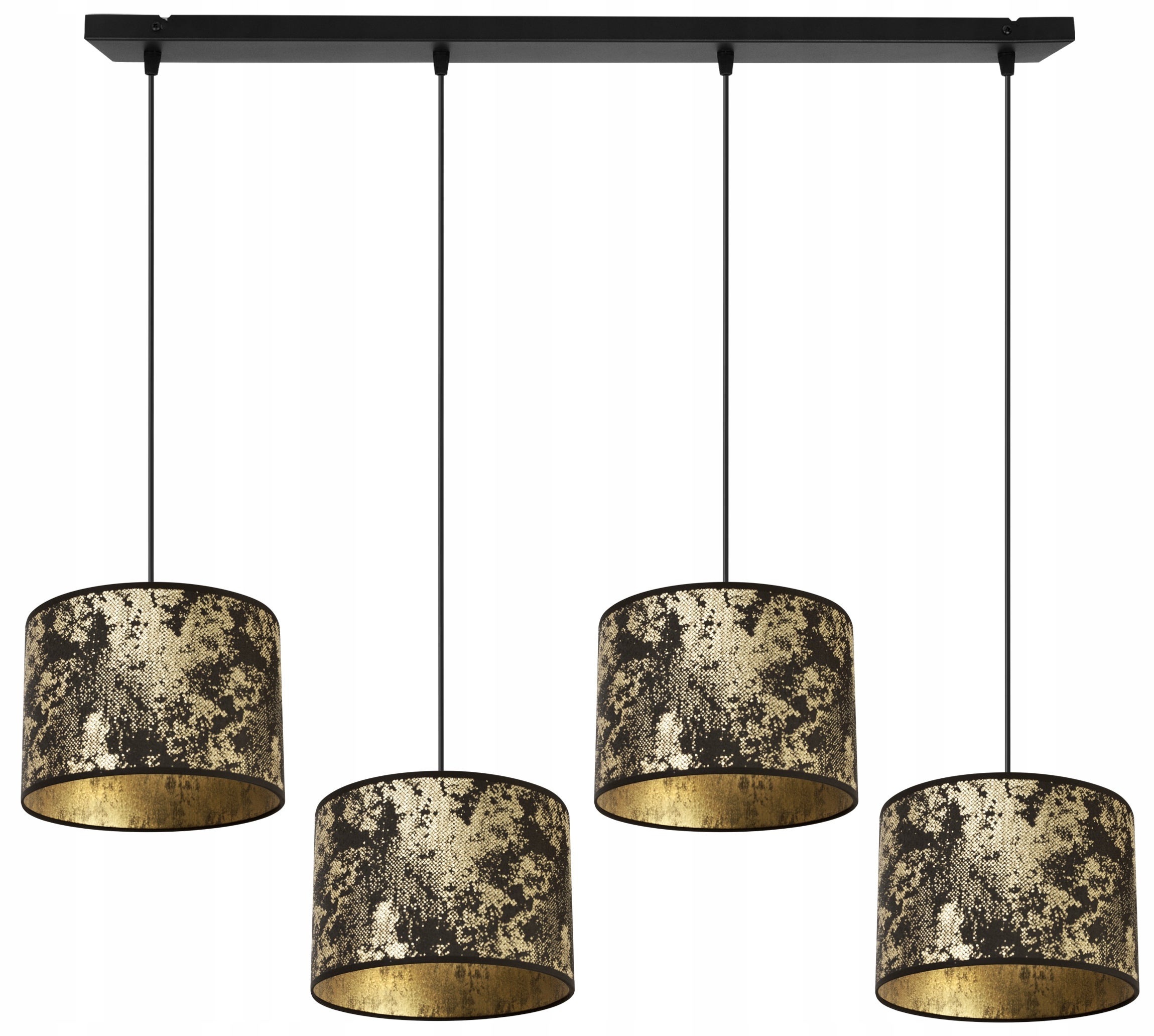 Lampa sufitowa wisząca Light Home LH Werona 4x E27 60W złoty/czarny