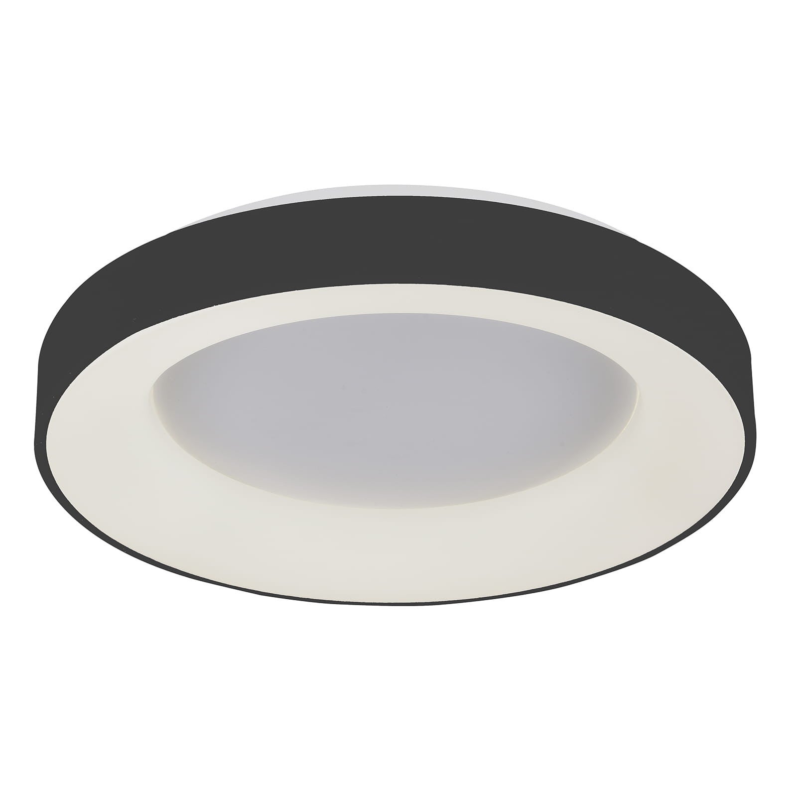 Plafon okrągły GIULIA LED 40W Ciepła biel 2200lm czarno-biały wym:9x48x48cm IP20 Italux