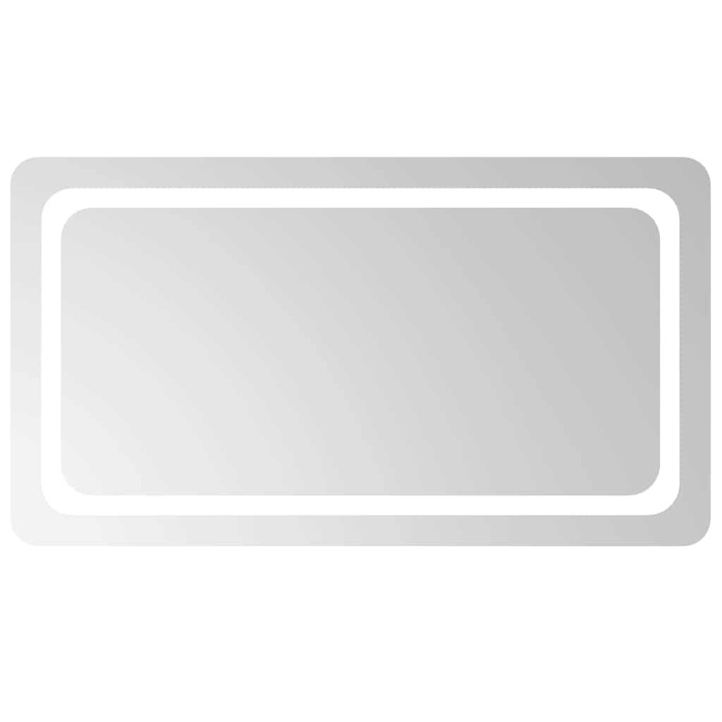 Lustro Łazienkowe Ścienne 90x50 cm z LED 5 V IP65