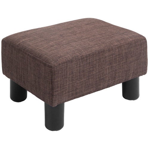 Taboret do siedzenia, podnóżek wytrzymujący do 100 kg, brązowy, 40 x 30 x 24 cm