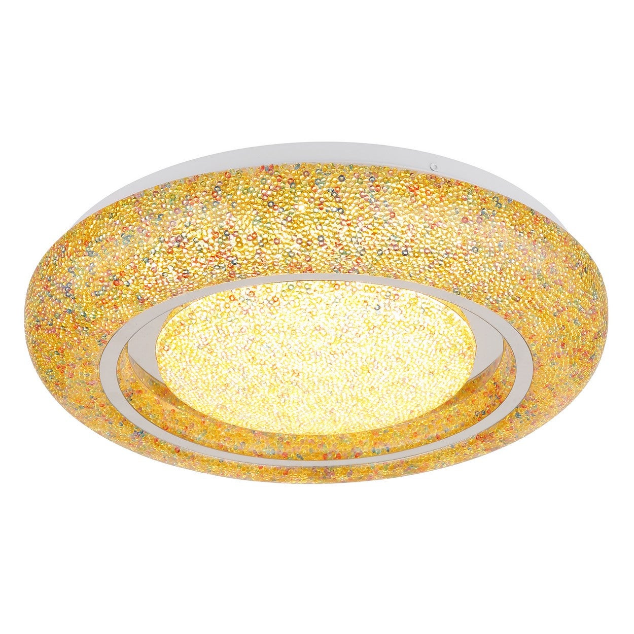 Wpuszczana dekoracyjna lampa sufitowa LED, biała 3000K