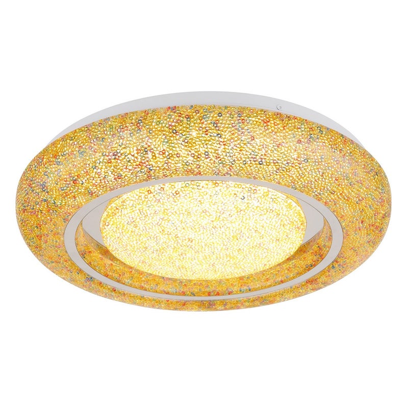Wpuszczana dekoracyjna lampa sufitowa LED, biała 3000K