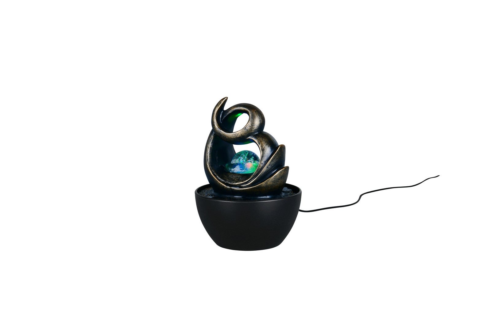 Lampa stołowa LED LUMA brązowa 1W RGB żywica wym:19x13x13cm IP20 RL