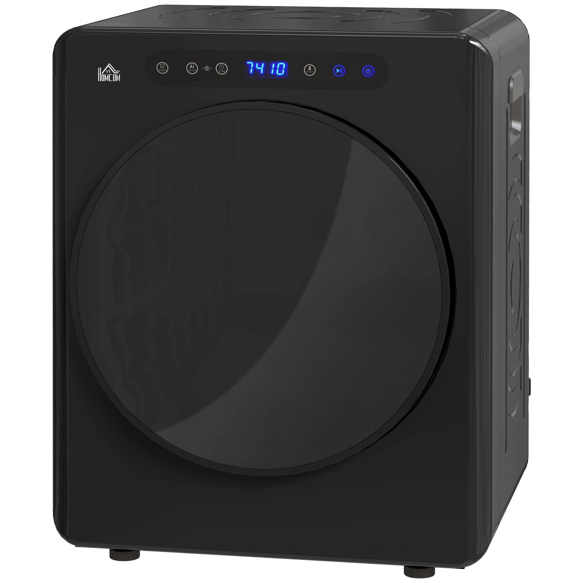Suszarka bębnowa 1000W 3kg, czarna stal nierdzewna
