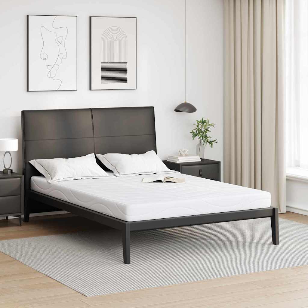 Materac Biały 160 x 200 cm Tkanina żakardowa vidaXL