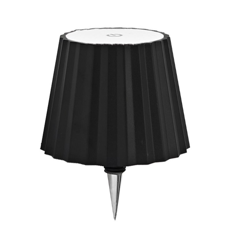 Lampa stołowa LED w kształcie butelki wina, dekoracyjna lampa nastrojowa do restauracji, baru lub biura, czarna lampka nocna, ładowana przez USB