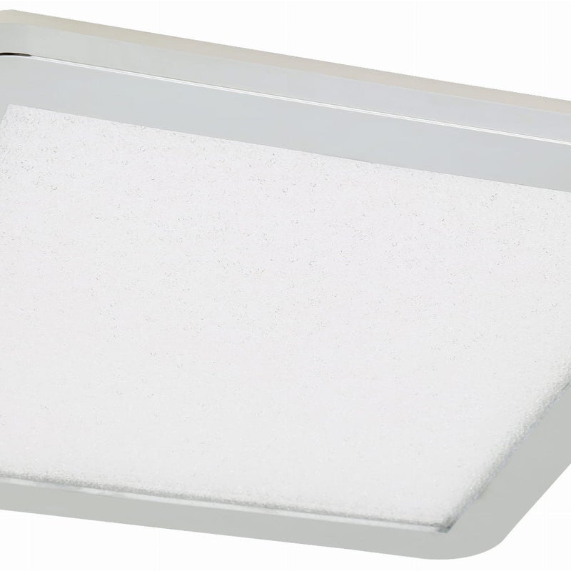 Plafon Nexit kwadratowy chromowany przezroczysty LED 24W 3000K 1950lm wym: 2 x 40 cm IP44 akryl Candellux
