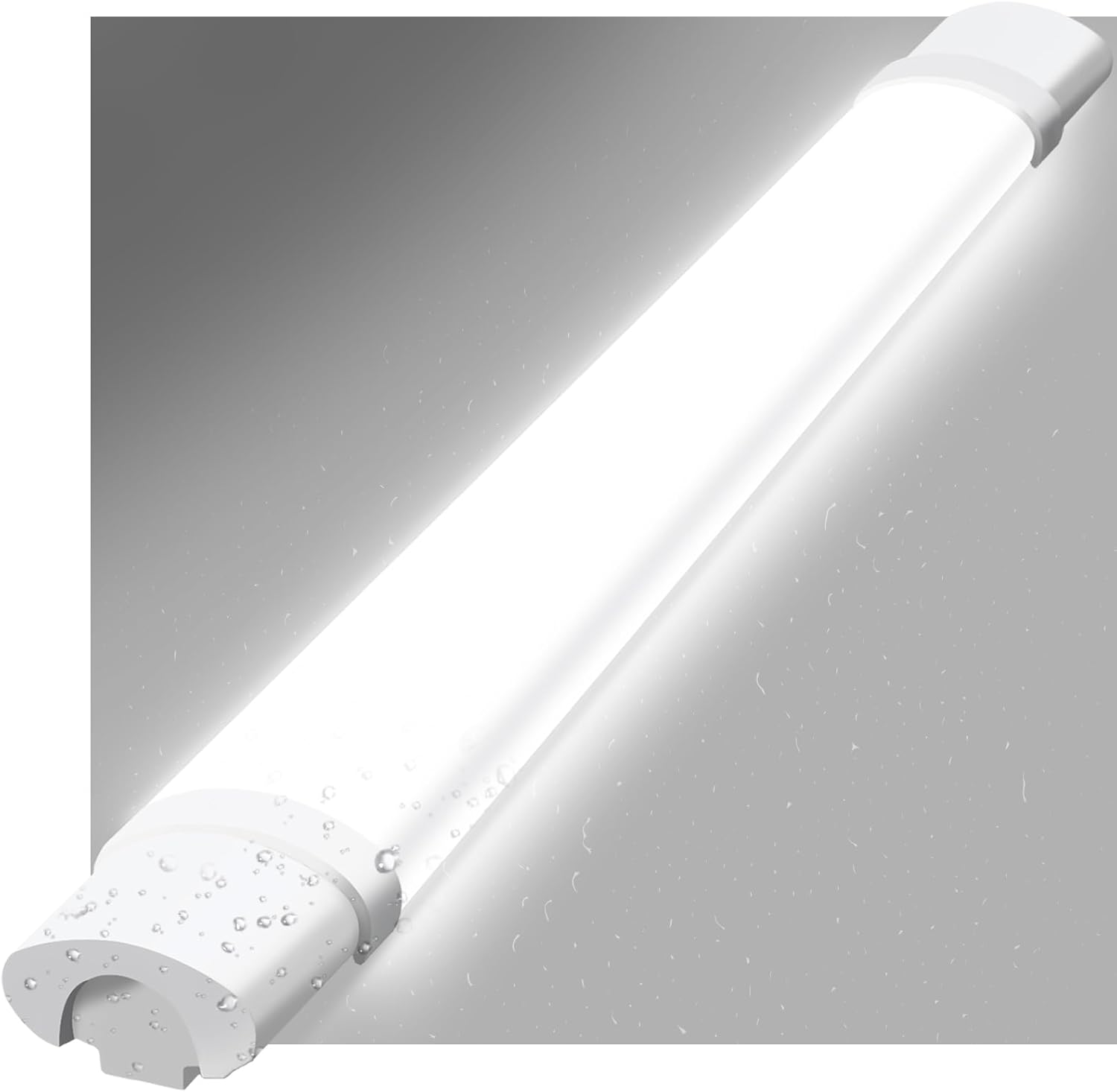 NETTLIFE lampa sufitowa LED oświetlenie do pomieszczeń mokrych 120CM lampa sufitowa 36W IP65 świetlówka oświetlenie do wanny 5000K
