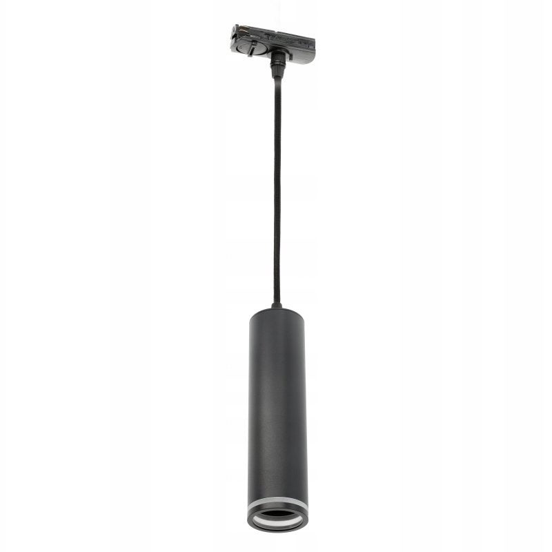 Oprawa na szynoprzewód 1-fazowy SOLIS 2, GU10 max 20W, 55x210 mm, czarna, IP20 – GTV LIGHTING