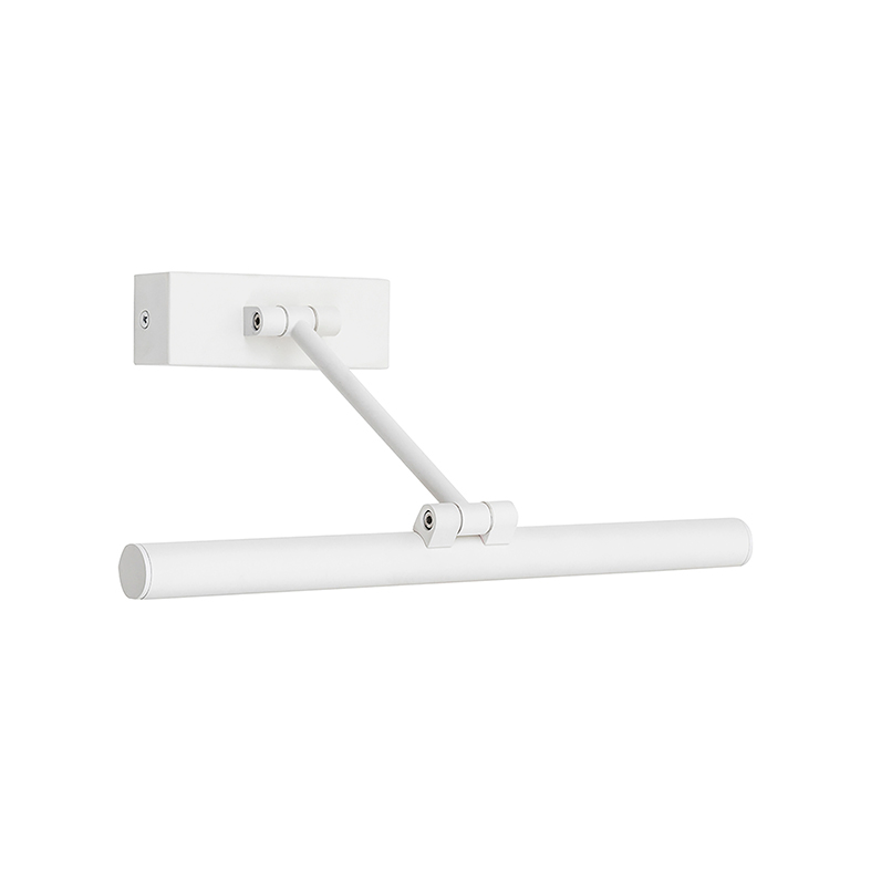 SAYA - 8W Kinkiet łazienkowy LED IP44 3000K 600lm w kolorze białym, malowany metal - Oświetlenie luster i obrazów - Rossini Group