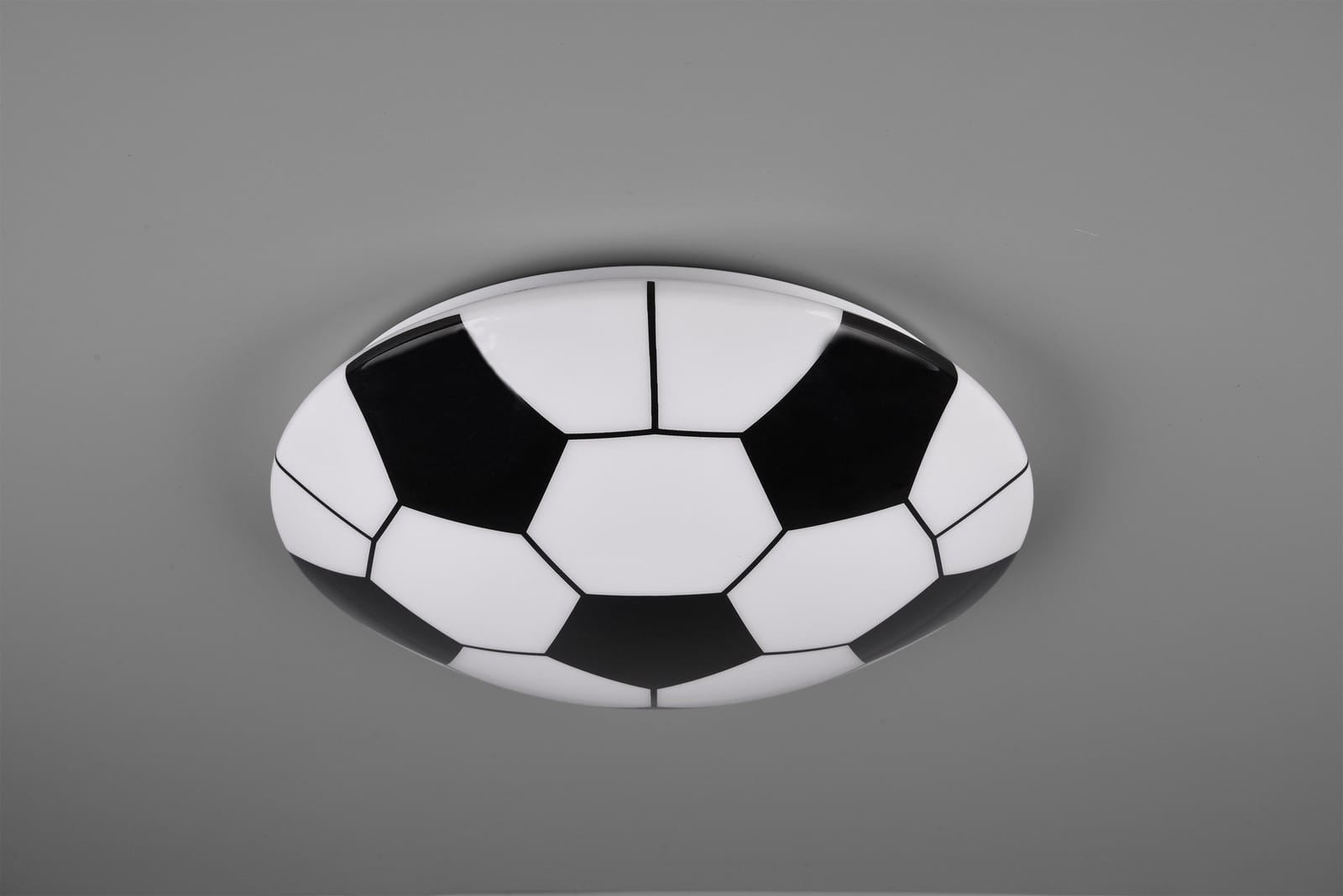 Plafon okrągły KLOPPI LED 12W Ciepła biel 1000 lm biało-czarny wym:10x36x36cm IP20 RL