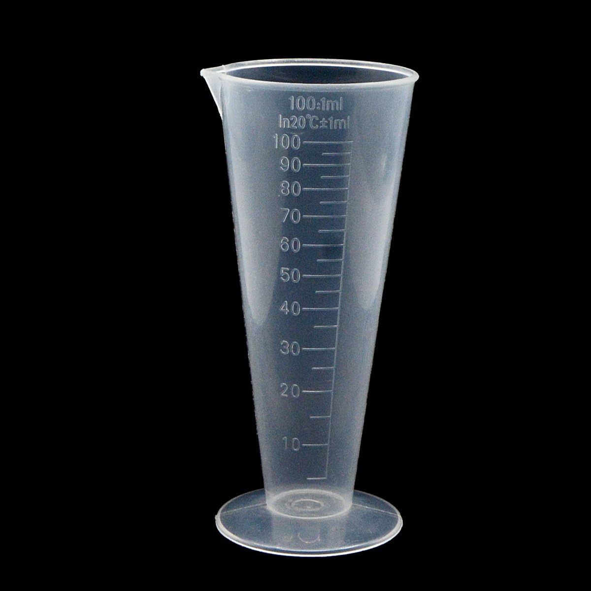 Kubek miarowy z podziałką o pojemności 100 ml, model praktyczny.