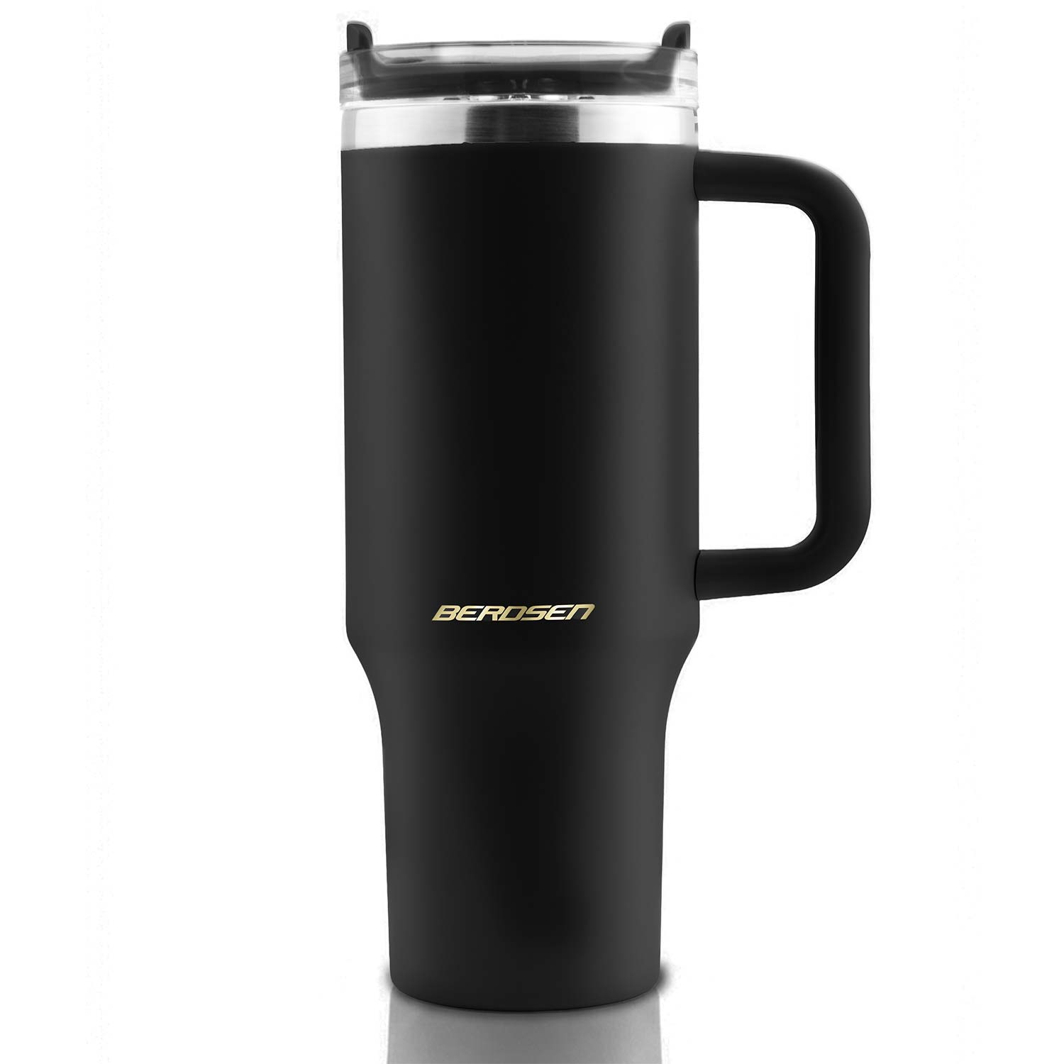 Kubek termiczny Berdsen termos ze słomką 1180ml stal nierdzewna na kawę herbatę