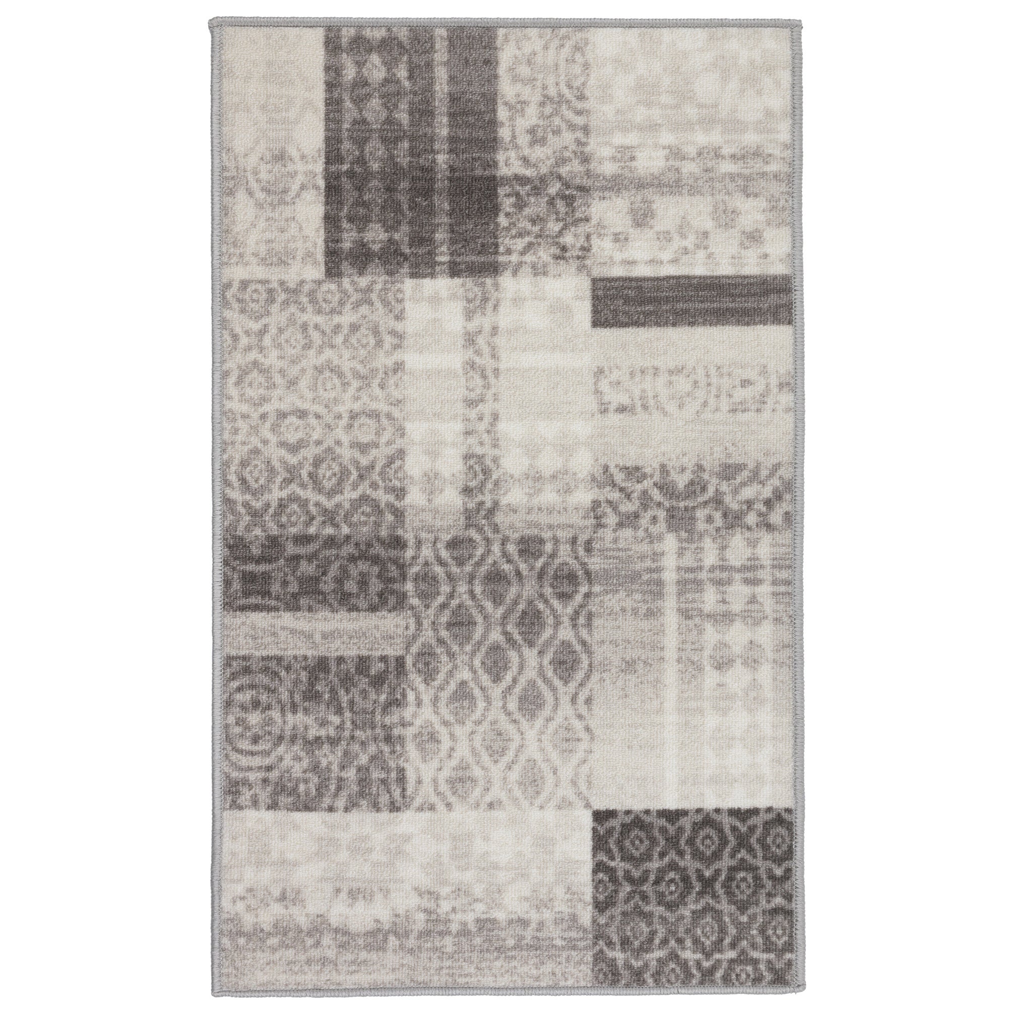 Dywan uniwersalny antypoślizgowy Vita 60x100 cm chodnik do kuchni na korytarz do pokoju Patchwork beżowy