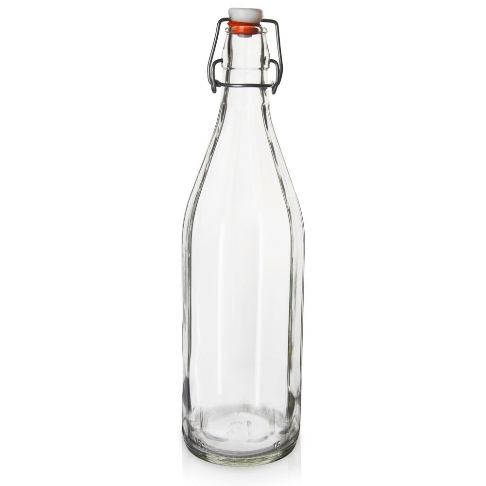 Butelka z klipsem szklana 750 ml