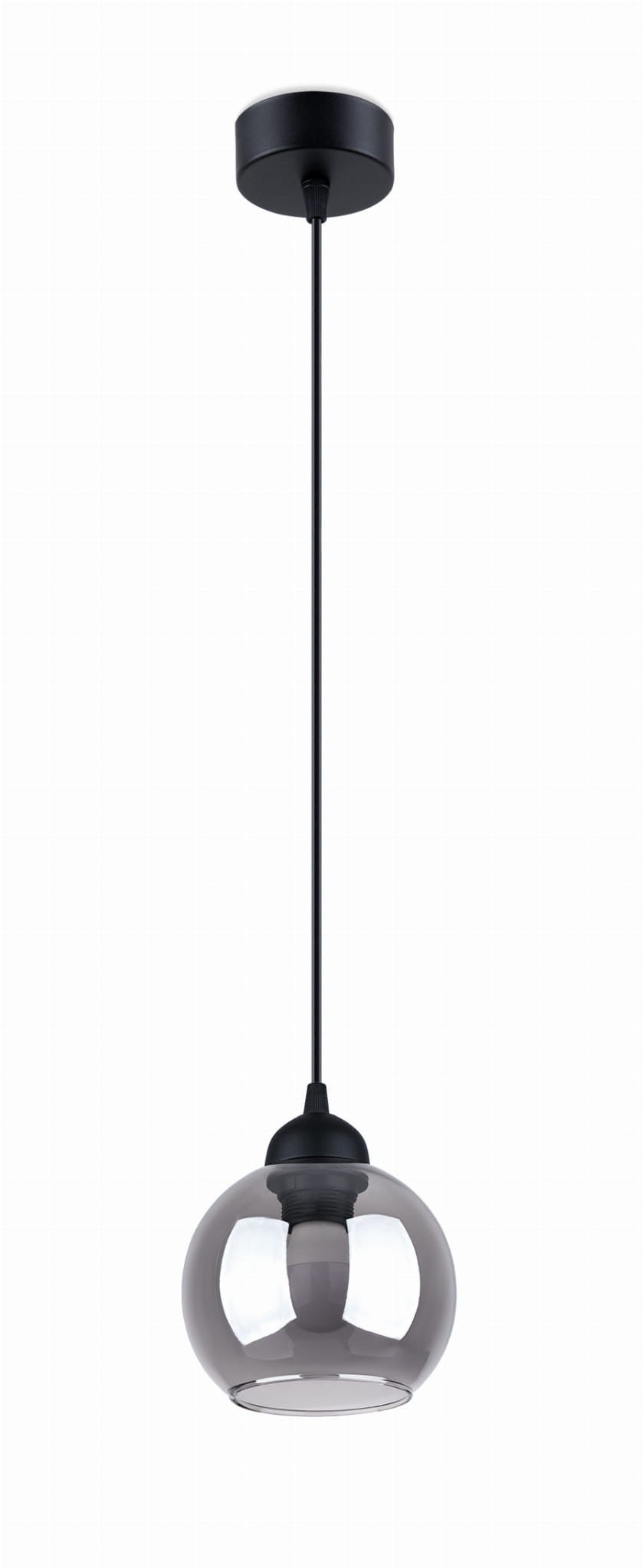 Suspension Acier Noir E27 1 Alino