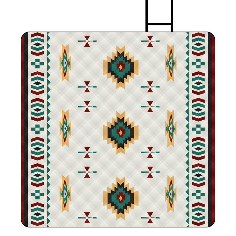Wodoodporny koc piknikowy, składana mata plażowa, mata piknikowa, mata odporna na wilgoć, 200 * 200 cm, Sucre