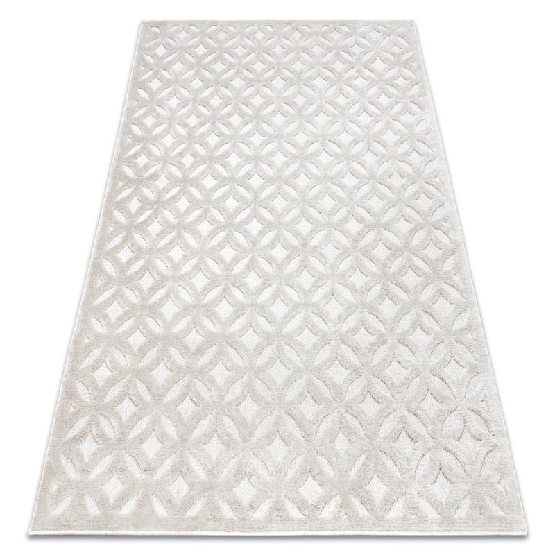 Dywan SANTO SZNURKOWY SIZAL 58507 Ażur, art deco beż 180x270 cm