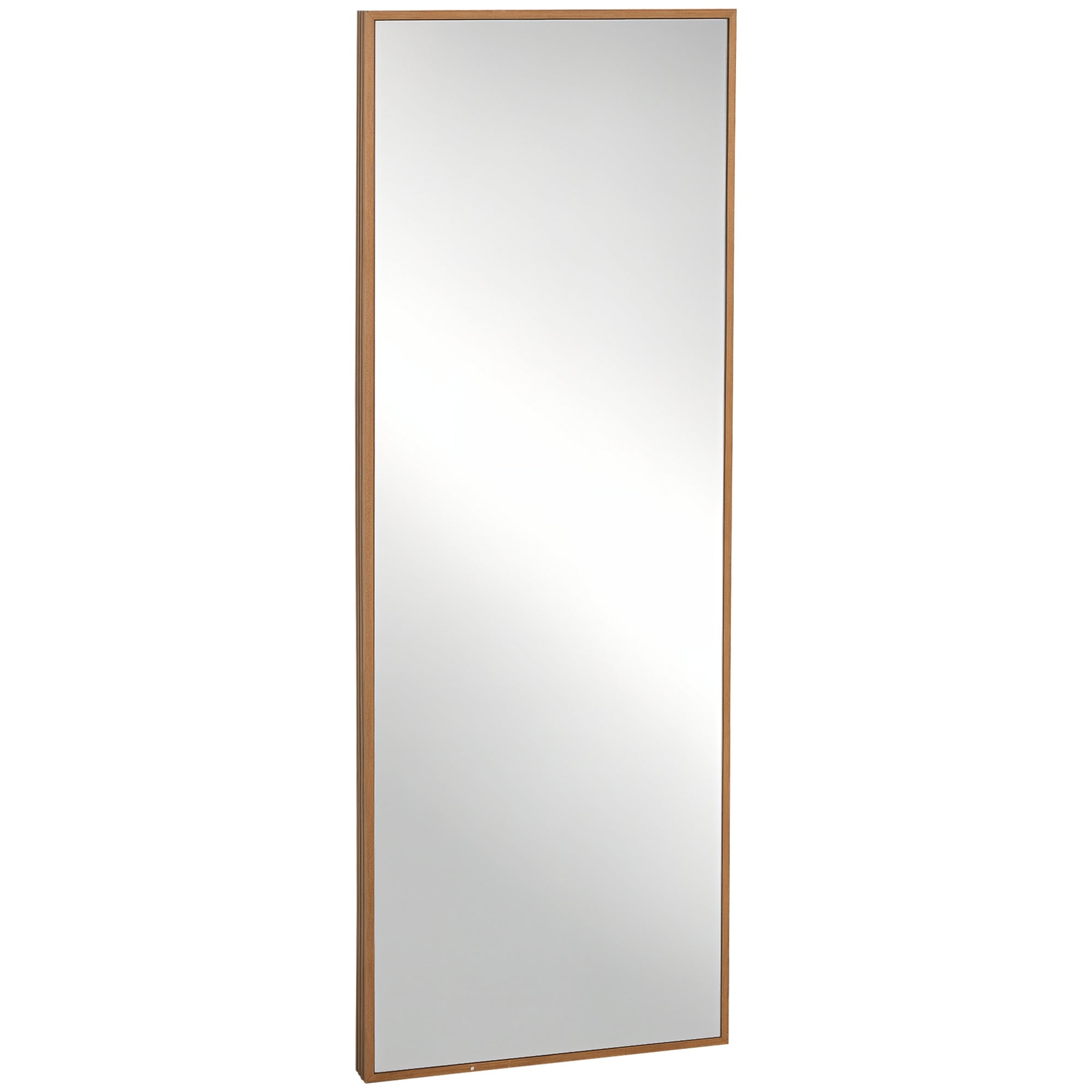 Wysokie lustro ścienne, rama sosnowa, 45 cm (szer.) x 125 cm (wys.) x 4,8 cm (gł.)