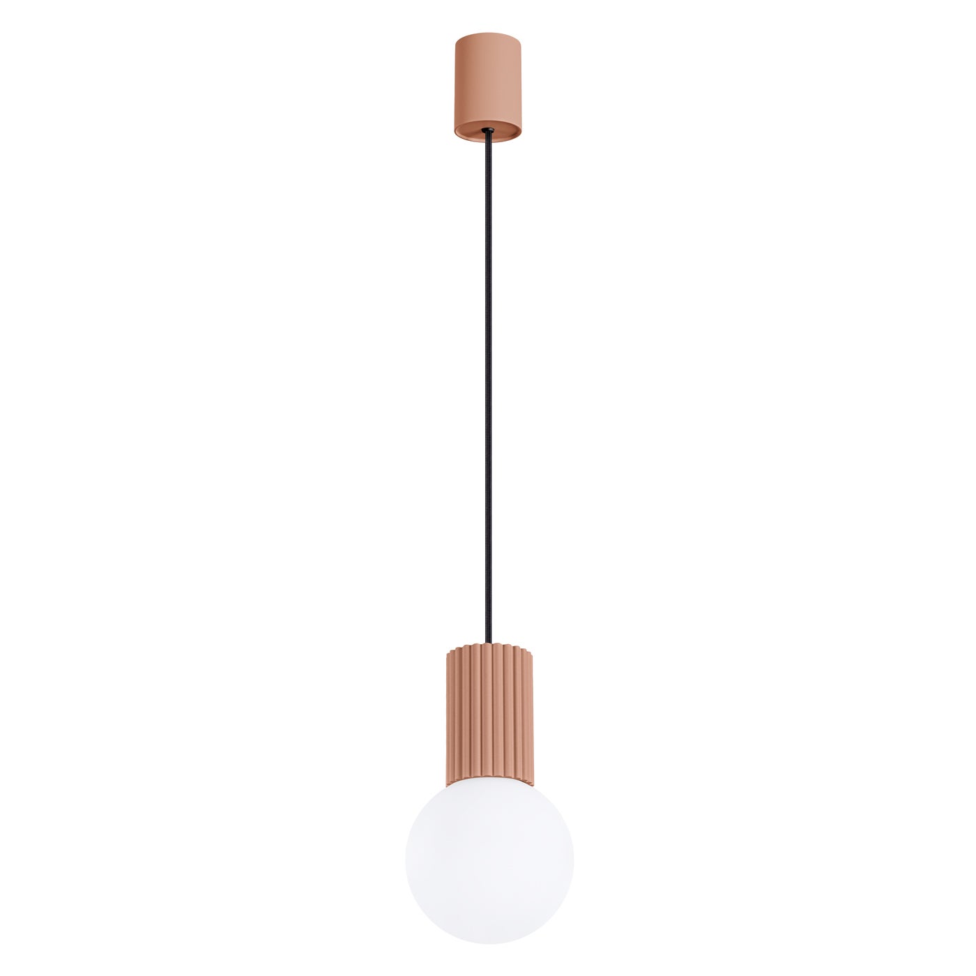 Lampa wisząca SFERA mocco-biała 1xG9x8W aluminium wym:120x12x12cm IP20 Pure Lume