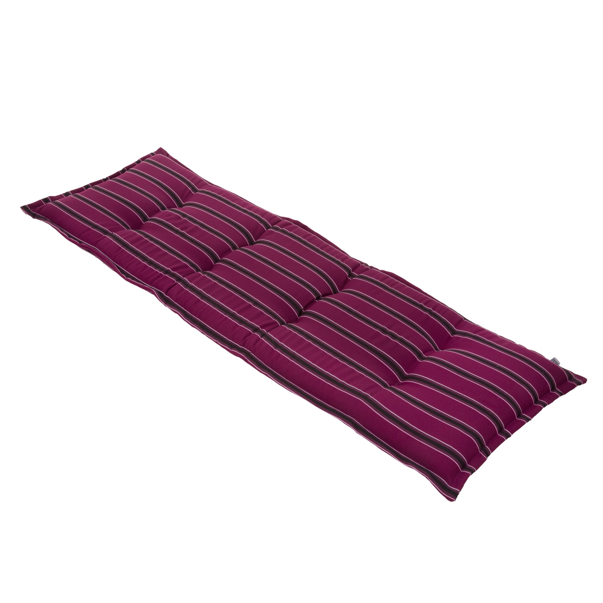 Poduszka na ławkę 170 cm fioletowy pasy PATIO