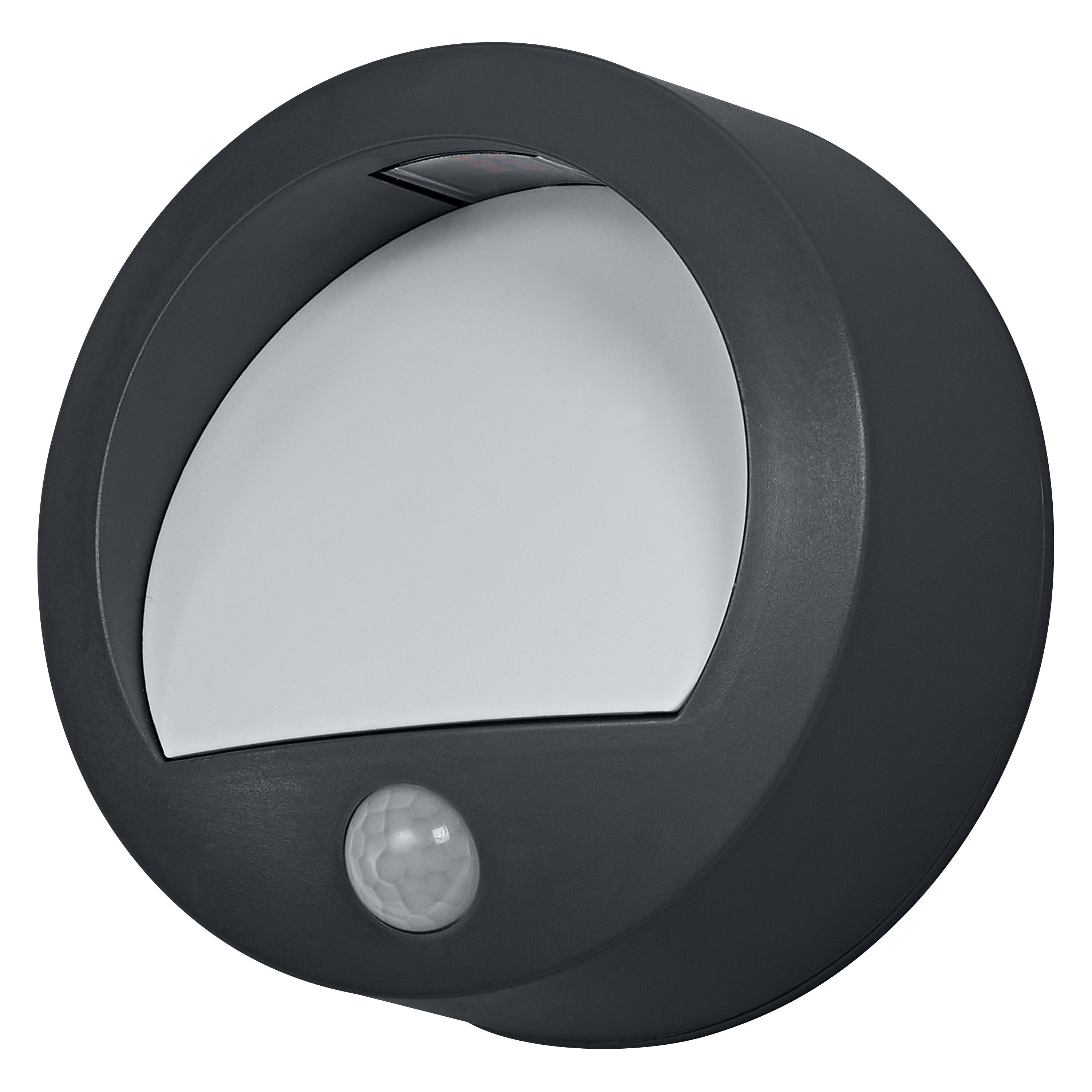 OSRAM lampa ścienna zewnętrzna Ciemnoszara, IP44, czujnik światła