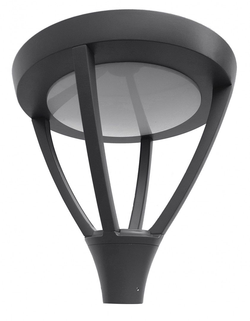 Głowica latarni LED Mars ciemno-szary 45W Ciepła biel 3700lm aluminium wym:46,7x44x44cm IP65 SU-MA