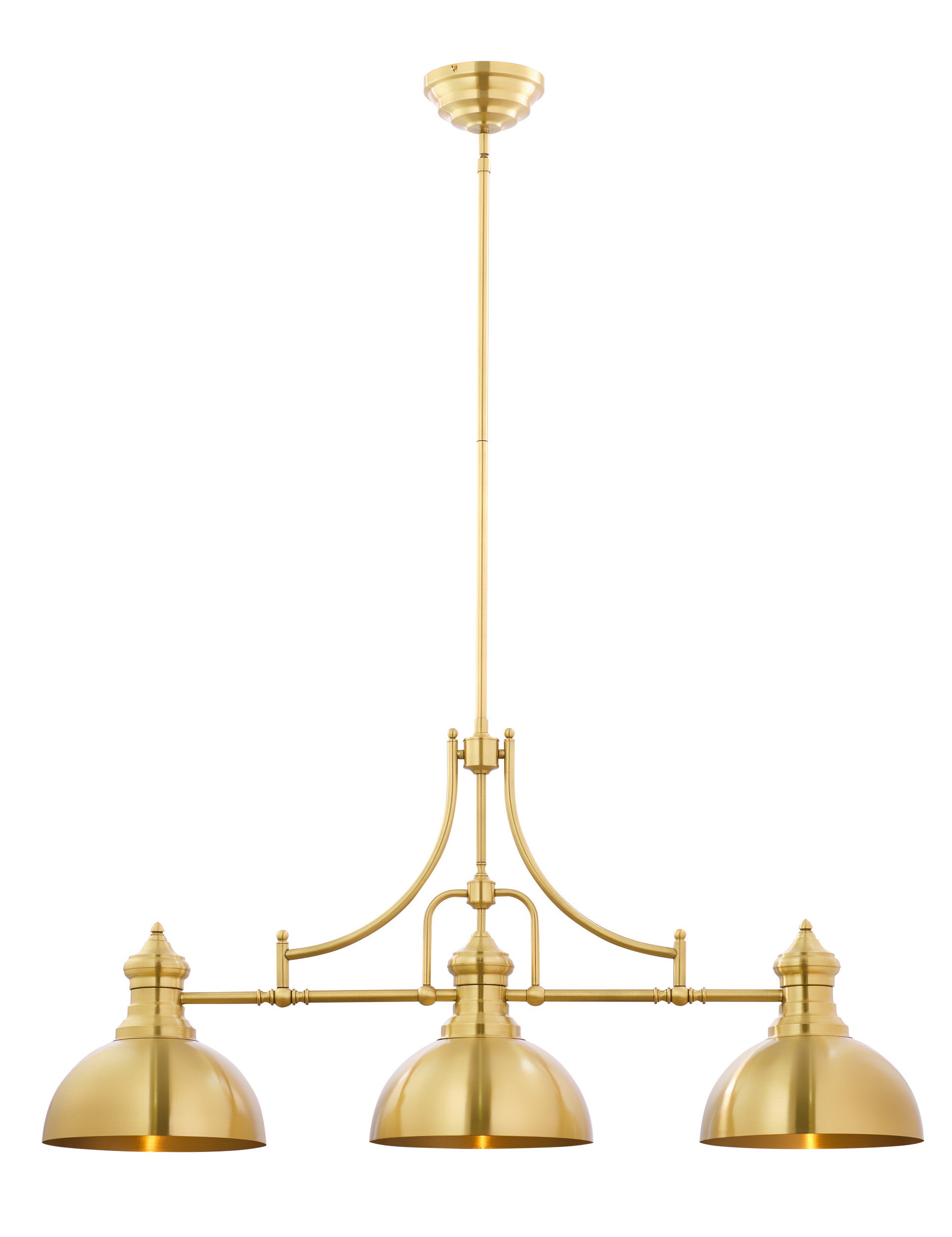 Lampa wisząca Platino 3xE27 Jupiter złoty E27 40-160x123x31 cm 1 szt.