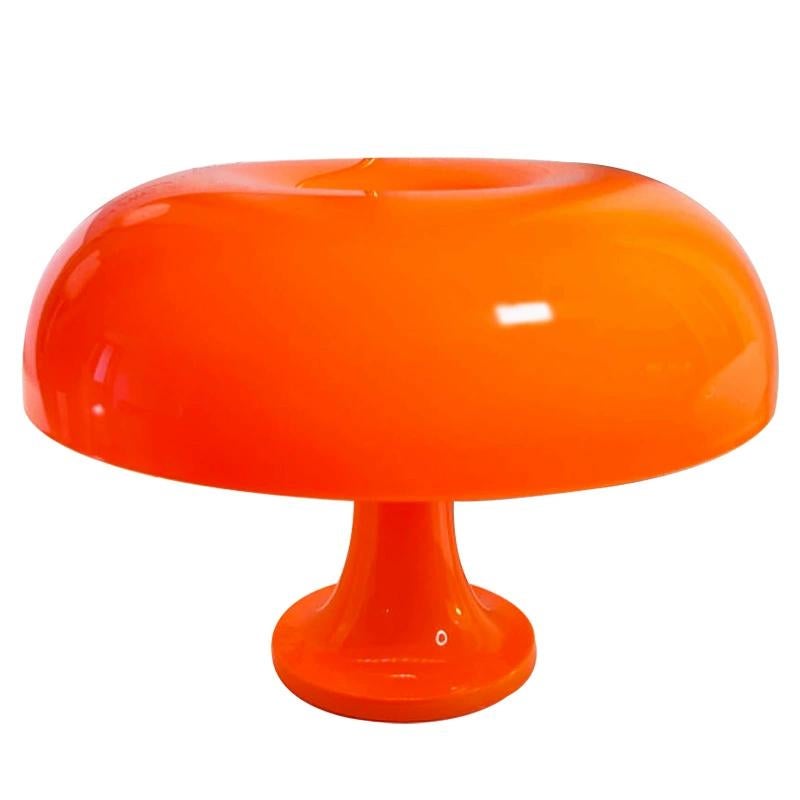 Nowoczesna kremowa lampka nocna, lampka nocna w kształcie grzybka, gruba, USB 5V, trzy kolory ściemniania (4 źródła światła LED)