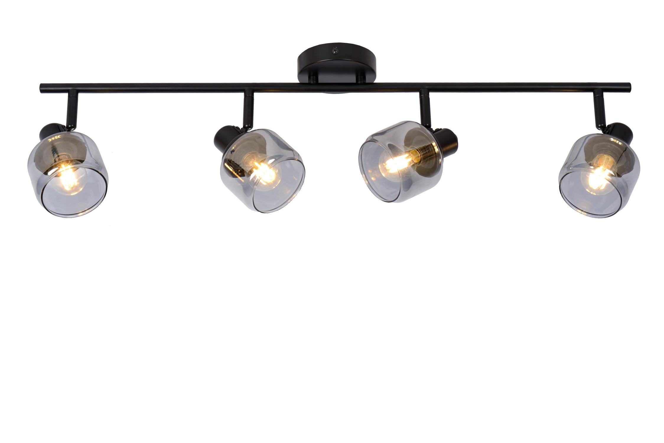 Reflektor sufitowy BJORN czarna 4 x E14 x 40W wym:16,5x74x14cm Lucide