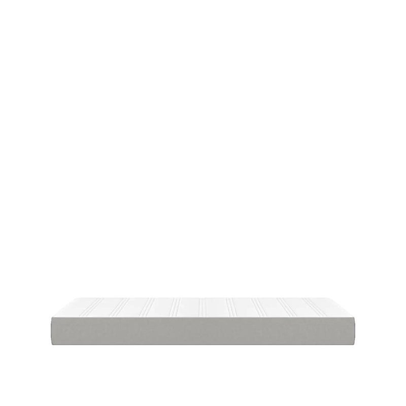 Materac vidaXL sprężyny kieszeniowe i pianka szary 90x200x20 cm średnio-twardy